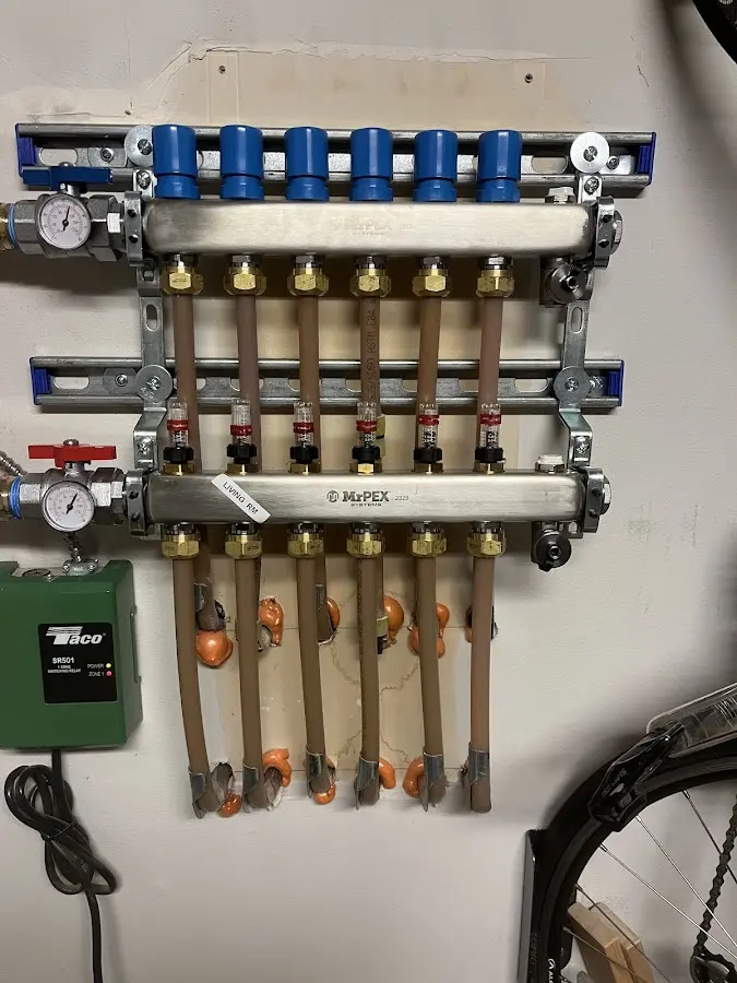 Plumber performing Gas Leak Detection at a residential property in Berwick